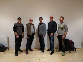 Die Webmaster des BoBWe von Links: Grex, Reinhold, Sven, Jens und René
